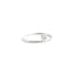 Moonstone Dot Ring in Silver